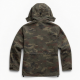 Men's Multicolour Camo Vintage Leather Outdoor Hiking Shell Jacket