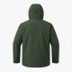 Men's Green Hooded Regular Fit Shell Jacket
