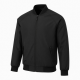 Men's Black Casual Polyester Hiking Travel Zip Front Bomber Jacket