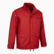 Men's Red Waterproof Vintage Nylon Regular Fit Shell Jacket
